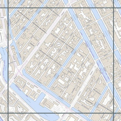 Stadtplan Amsterdam +quadrat25x25web